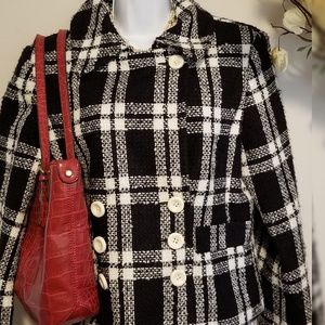 David N Women's Blazer Jacket Button up